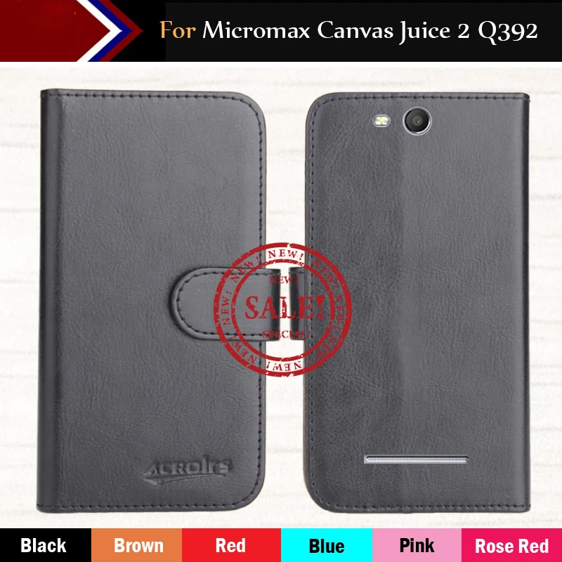 

Hot!! In Stock Micromax Q392 Case 6 Colors Ultra-thin Dedicated Leather Exclusive For Micromax Q392 Phone Cover+Tracking