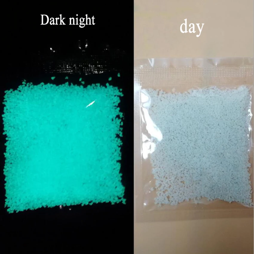 Светится в темноте 10g световой вечерние DIY яркие Серебристые песок Краски звезда