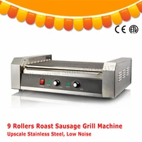 Rollers 1800W Hot Dogs Grill Electric Hot Dog Maker Commercial Hot-dog Sausage Grill Roasting Machine Low Noise