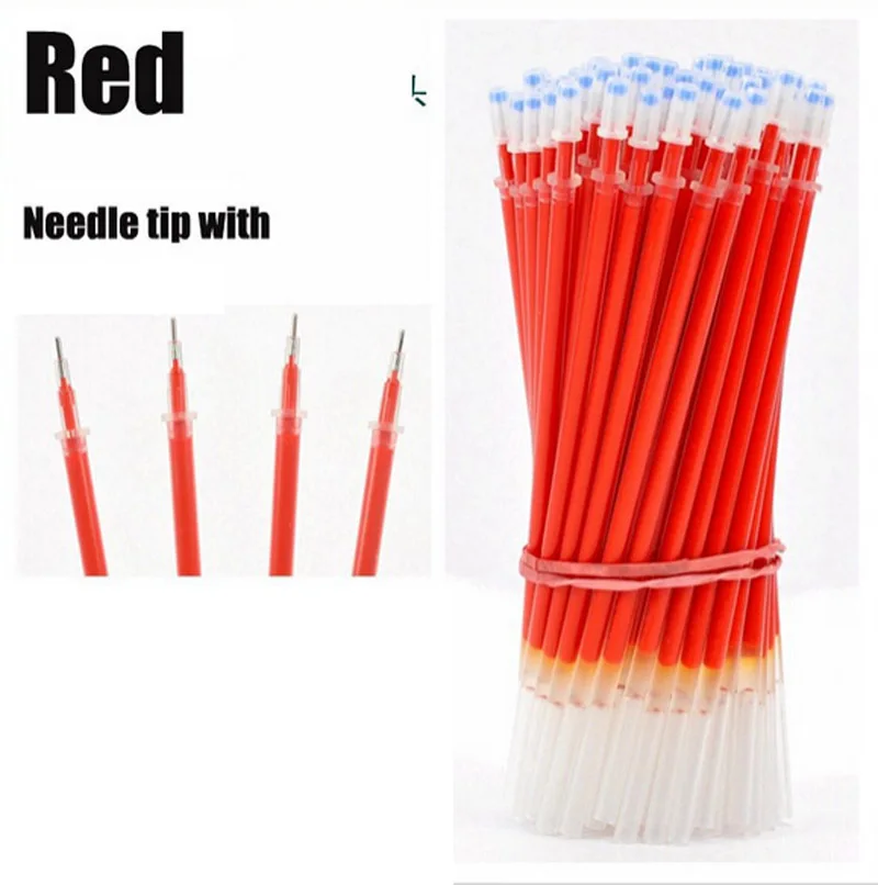 Стержни гелевые для ручек стержни 100 шт./лот|office & school supplies|gel ink pengel pen refill |