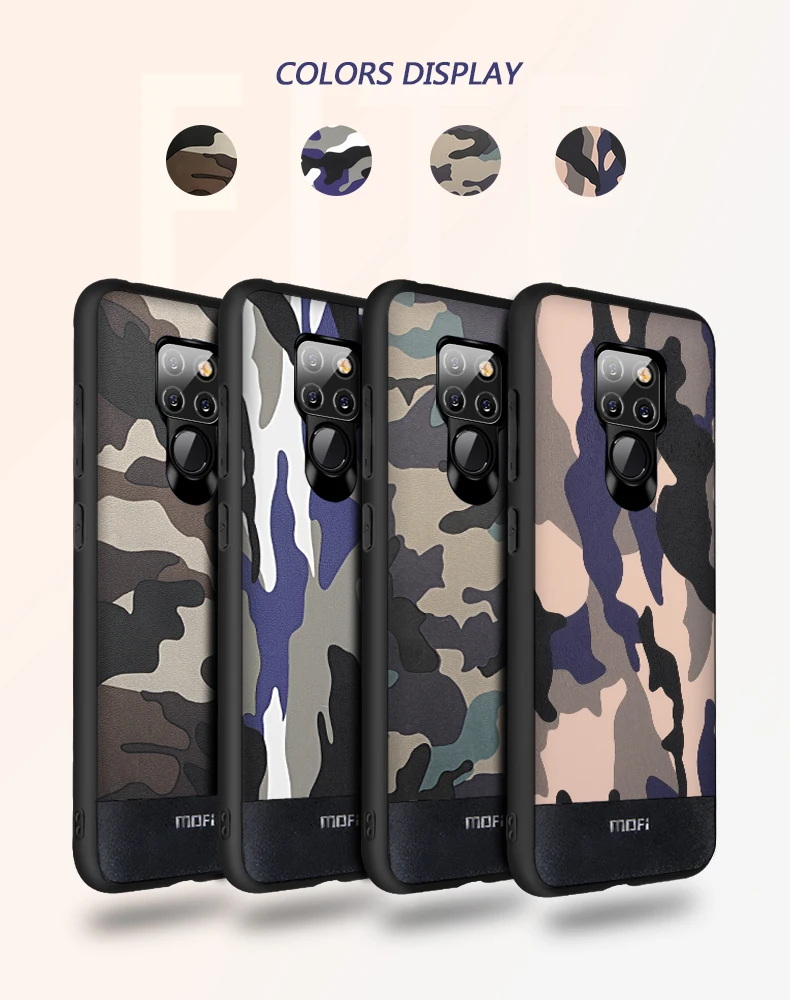 Для huawei mate 20 x чехол MOFi mate20 задняя крышка Камуфляжный узор противоударный защитный чехол для mate 20 pro Чехол