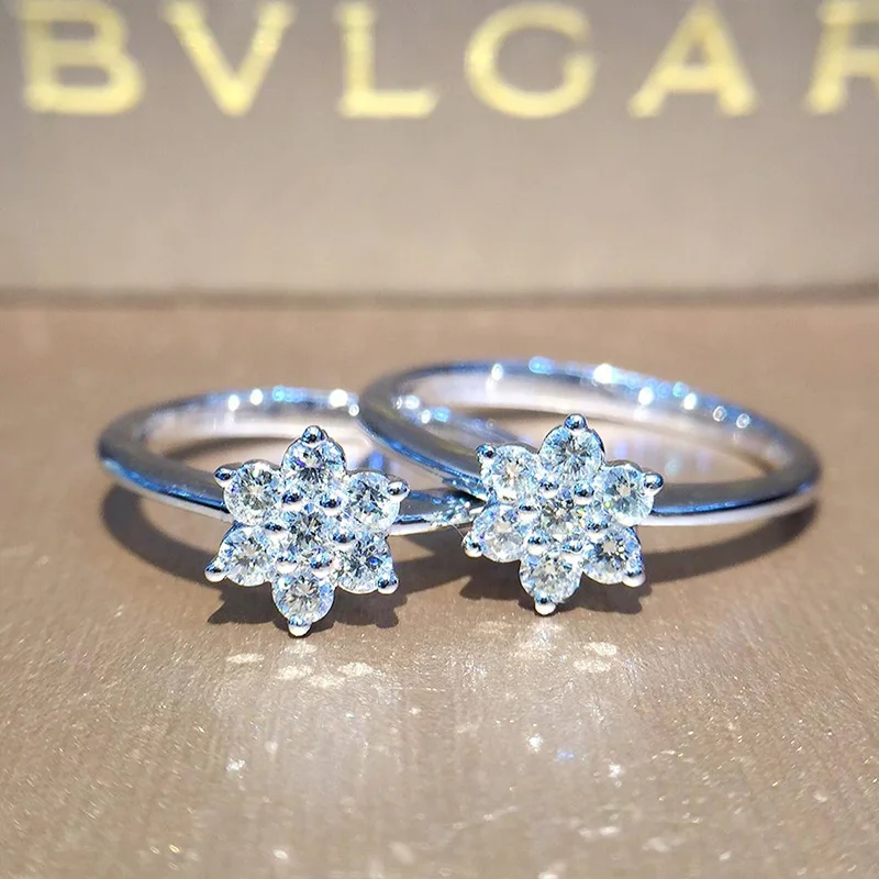 Кольцо с натуральным бриллиантом 18K золото чистое красивое кольцо драгоценными