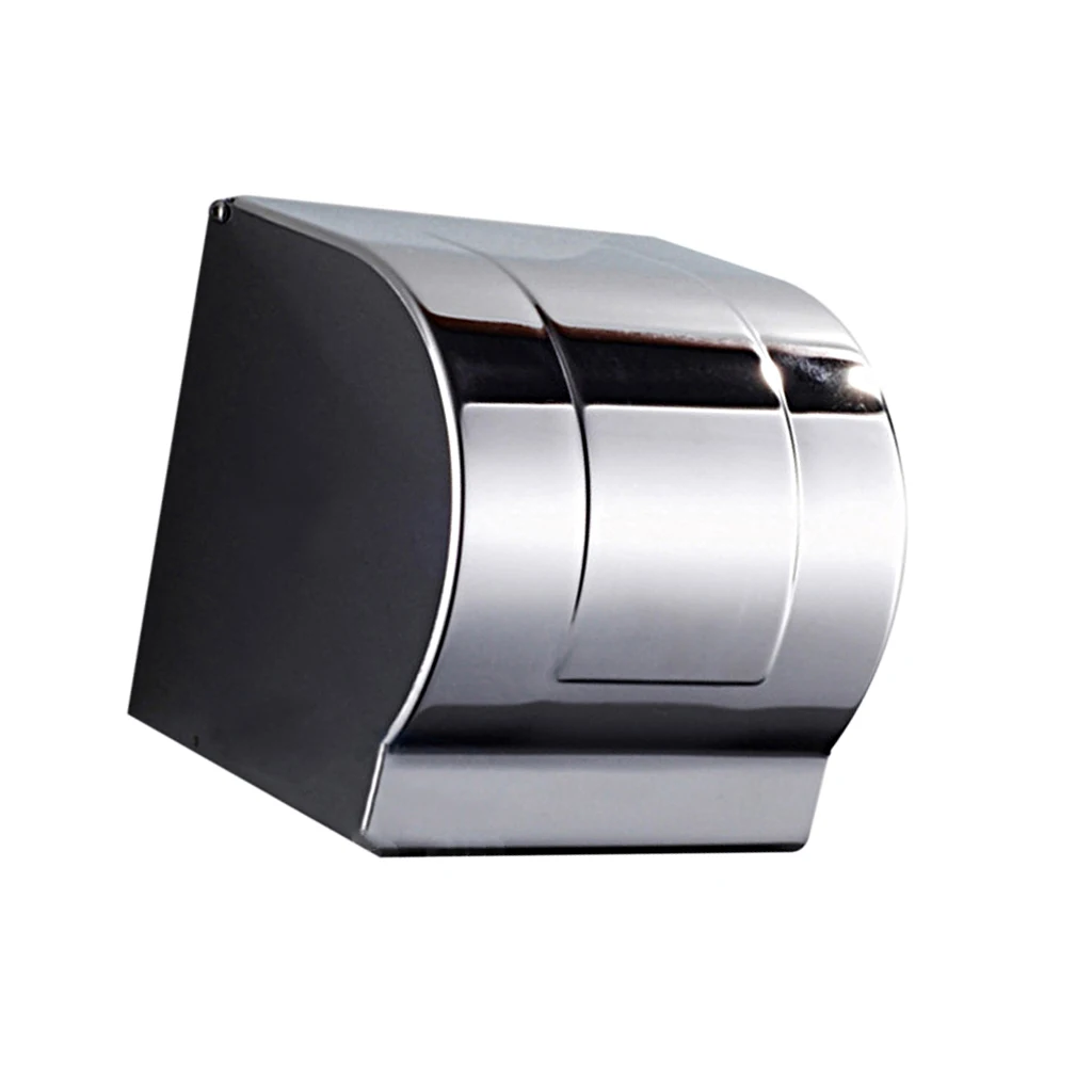 Рулонный бумажный держатель из нержавеющей стали футляр для туалетных салфеток