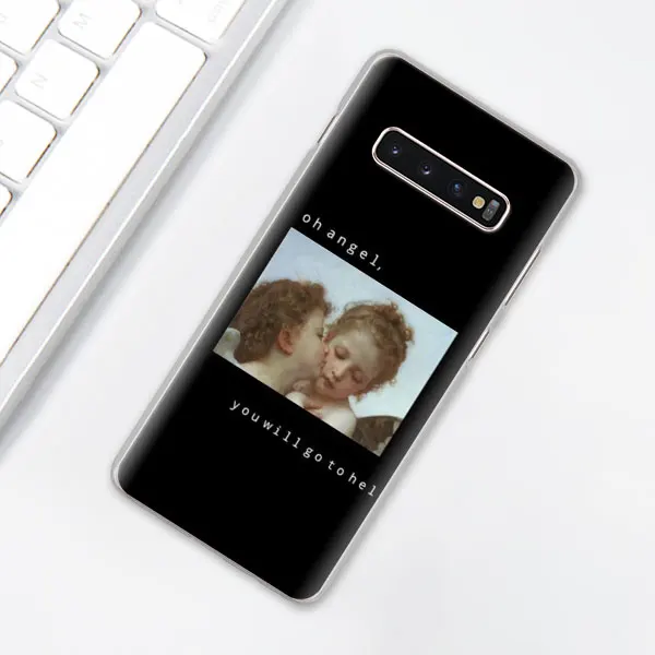 001 Художественный эстетический Ван Гог Мона Лиза чехол для телефона для samsung Galaxy S10e S10 Plus S7 S8 S9 Plus Note 8 9 M10 M20 M30 жесткий чехол - Цвет: 001