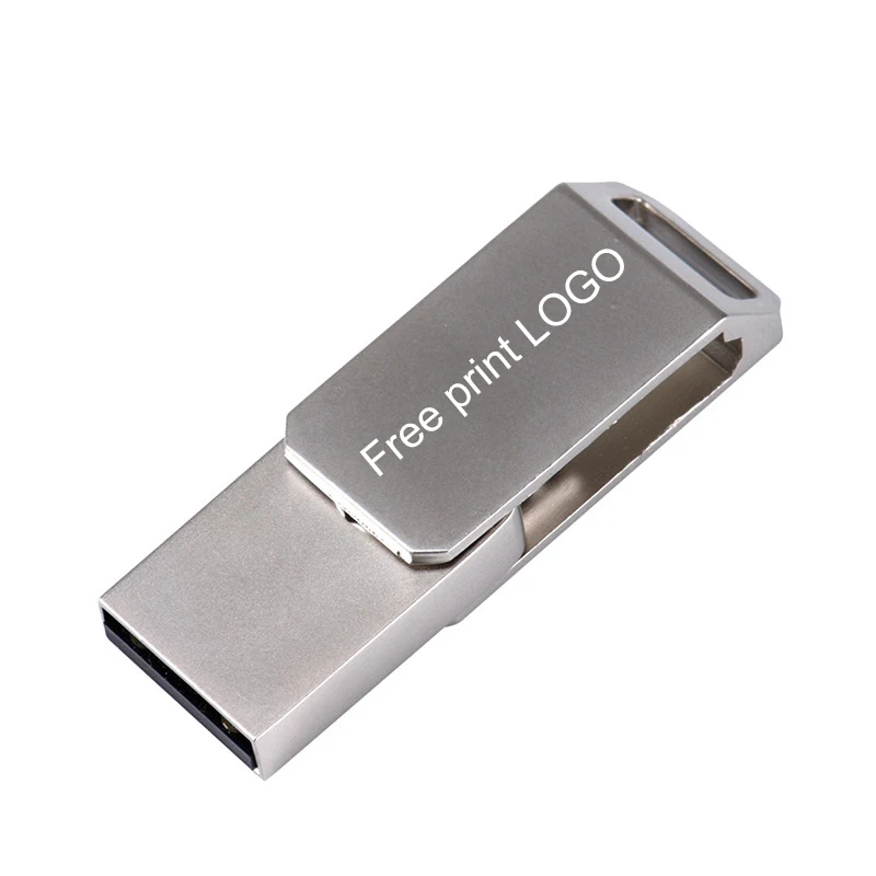 JASTER Горячая USB флэш-накопитель 4 ГБ 16 ГБ 32 ГБ 64 Гб OTG телефон флеш-накопитель 2 в 1 USB диск для Android планшет смартфон - Цвет: Silver