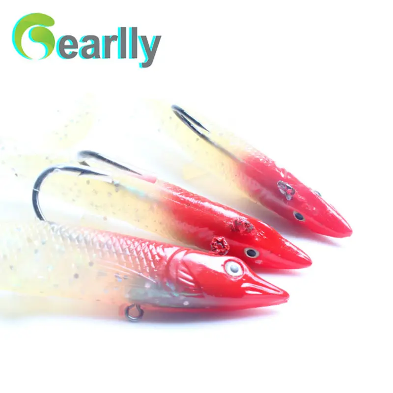 

Приманка для рыбы в виде мягкого лосося с крючком длиной 5 дюймов