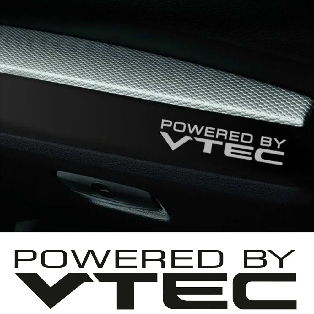 2 шт. для Honda VTEC питание от приборной панели автомобиля наклейки логотип графика