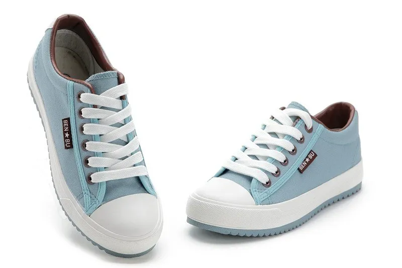 Женская обувь Парусиновая женская Спортивные классические кроссовки на плоской