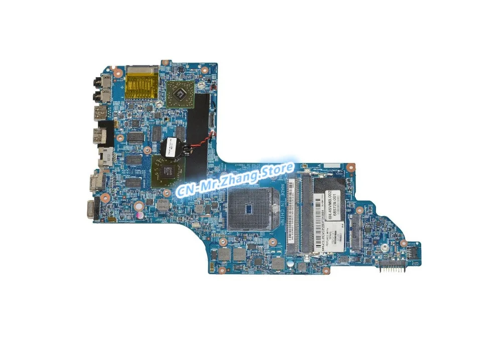 Материнская плата SHELI для ноутбука HP Pavilion DV6-7000 682181-501 55.4XR01.003 488.4sv01. 011 HD7670M GPU 1 Гб RAM