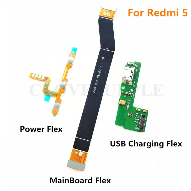 Мощность громкость и зарядная плата гибкий USB кабель материнская соединительная