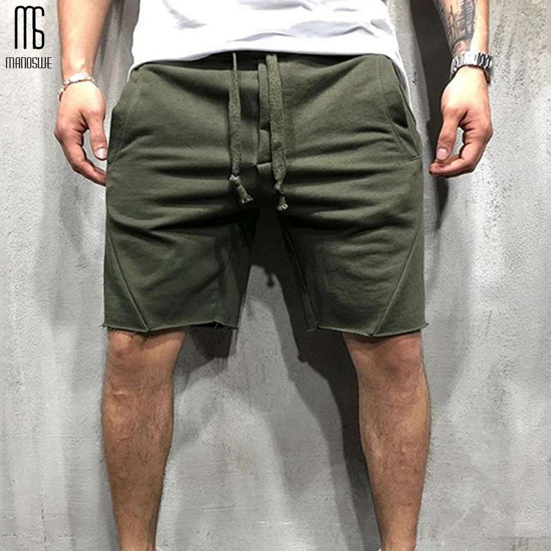 Manoswe летние мужские повседневные хлопковые Дышащие Модные Штаны для фитнеса