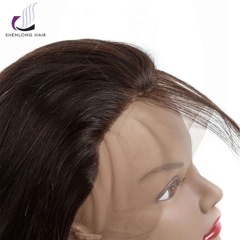 Shenlong Hair 12 20 дюймов 360 Кружева Фронтальная Закрытие не Реми 100% человеческих волос