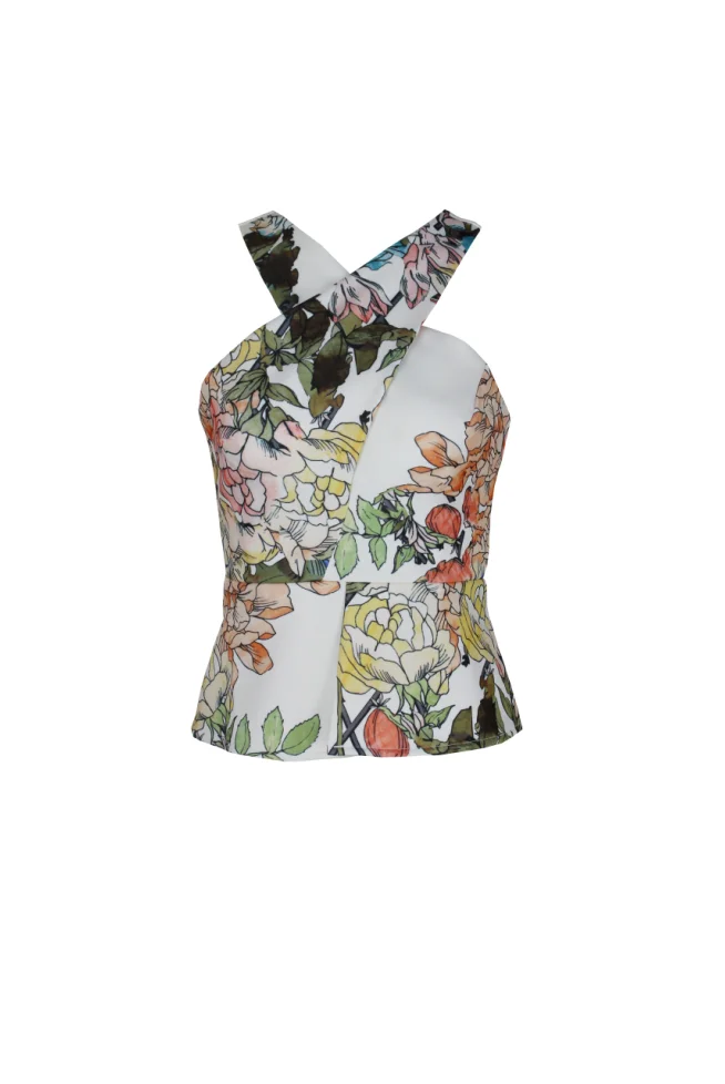

Free Shipping 2016 fashion spring and summer Printed tops