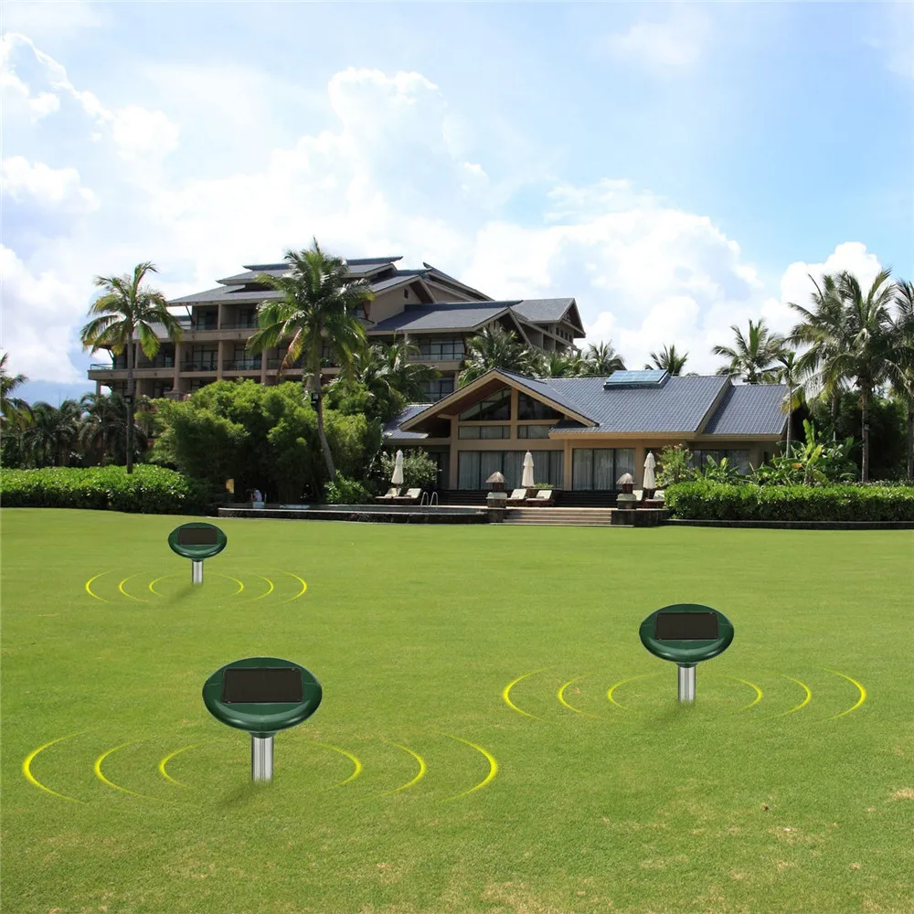 Высокое качество уникальный практичный 2 шт Солнечный Отпугиватель Грызунов на