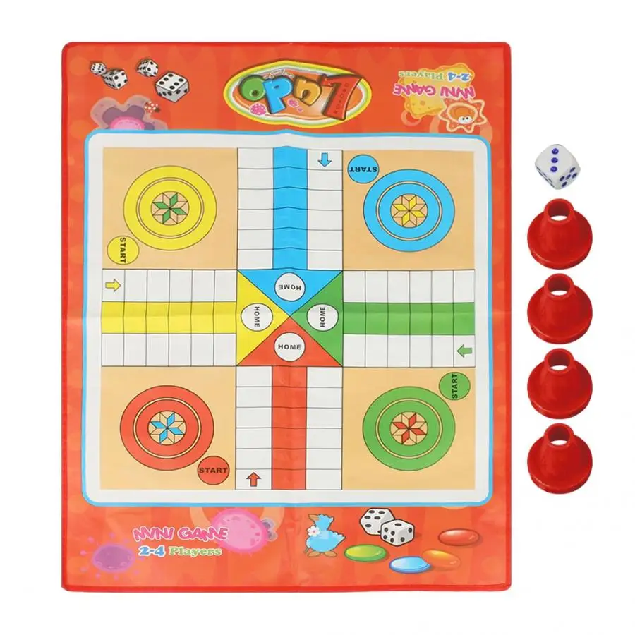 Складной нетканый материал Людо шахматы Snake Chess игрушки для детей Портативный