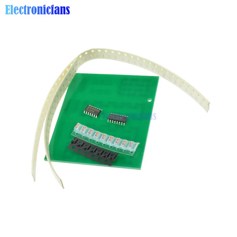 Обучение мастерству SMD SMT компоненты практика доска щит комплект для DIY