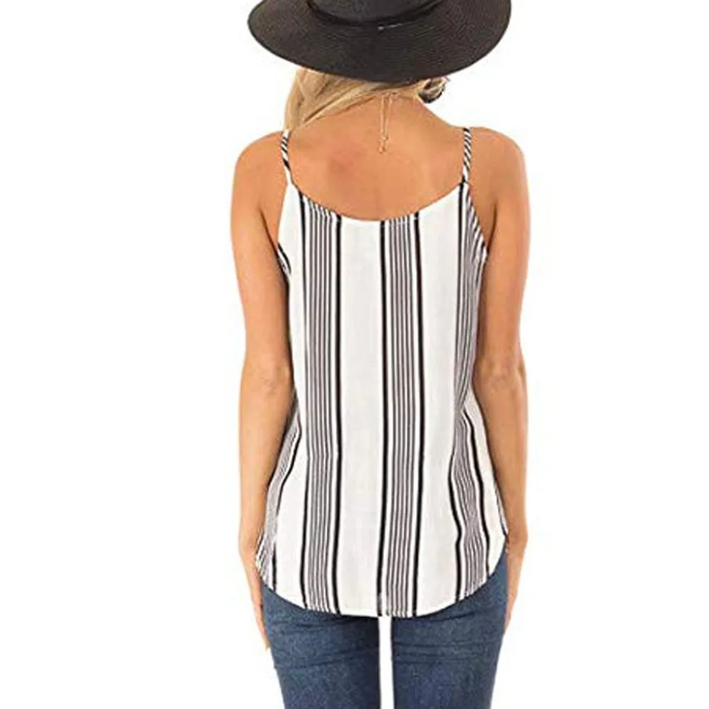 Женская мода Camis регулируемые Блузки V шеи цветочный принт Лето без рукавов Слинг из полиэстра повседневная сексуальная женская майка BB3