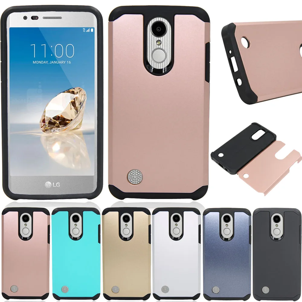 2 In 1 TPU &amp Hard PC Back Armor Case Anti Drop Phone Cover For LG Aristo MS210 X210MA/LV3 K8 2017 2018/Tribute Dynasty/k4 | Мобильные