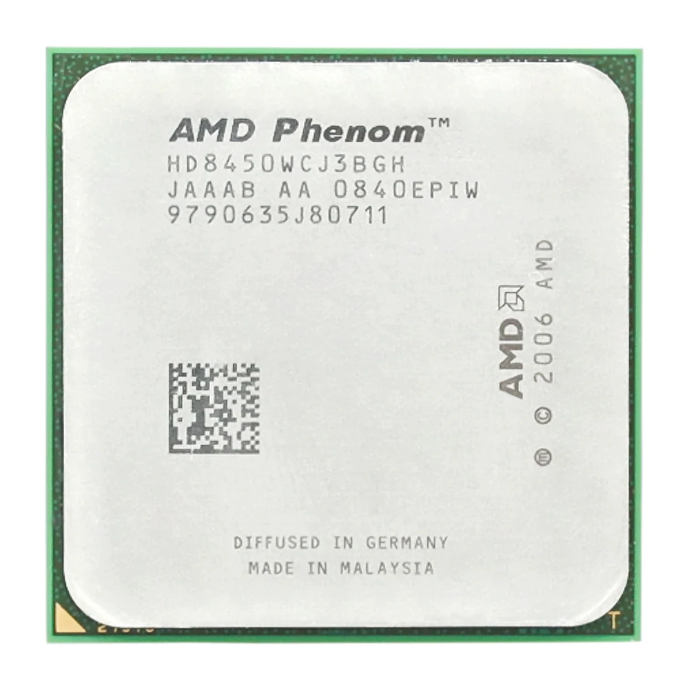 Двухъядерный процессор AMD Phenom X3 8450 для настольного компьютера 2 1 ГГц Разъем AM2