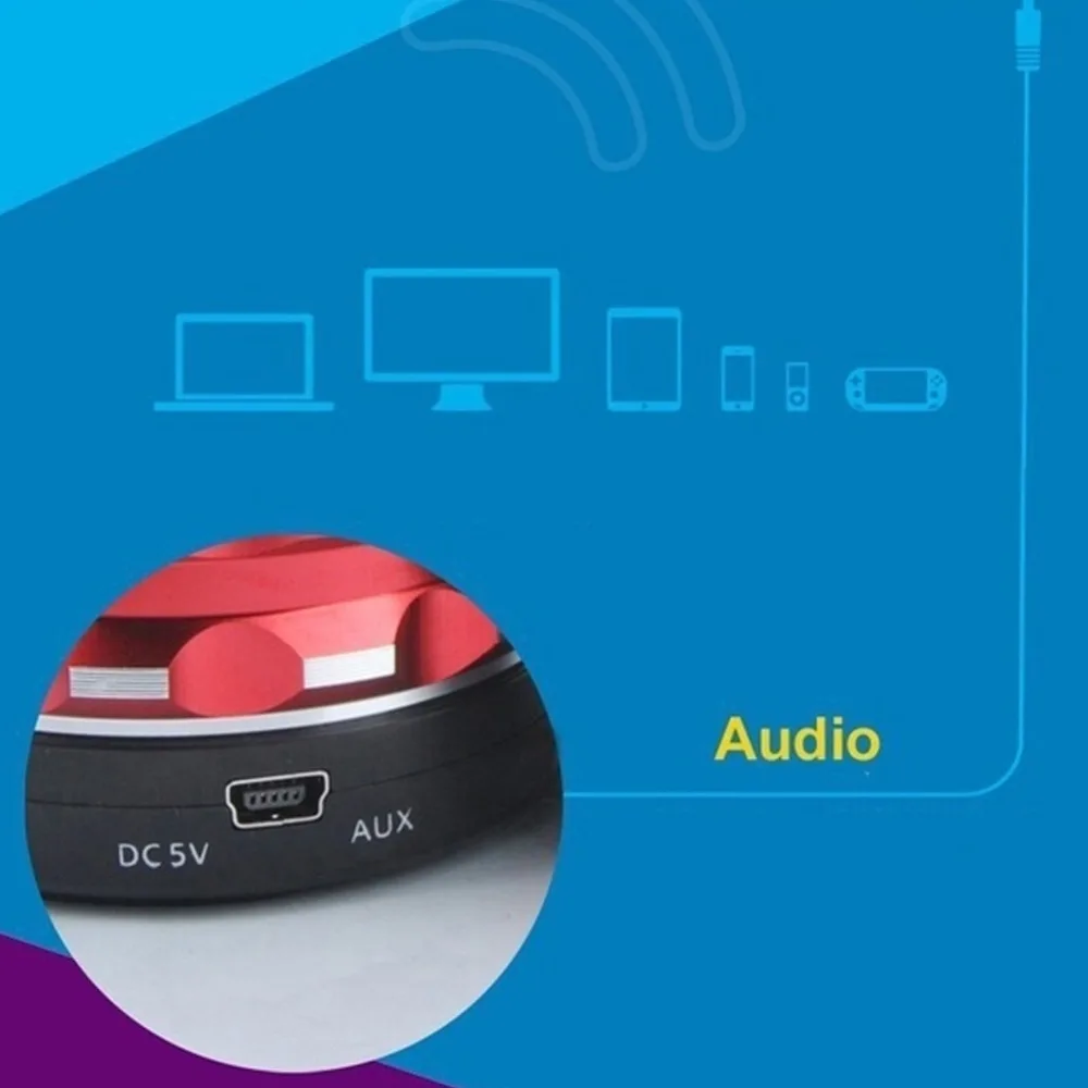 Buyincoins металла беспроводной Bluetooth колонки с FM радио Поддержка SD карты Музыка Аудио