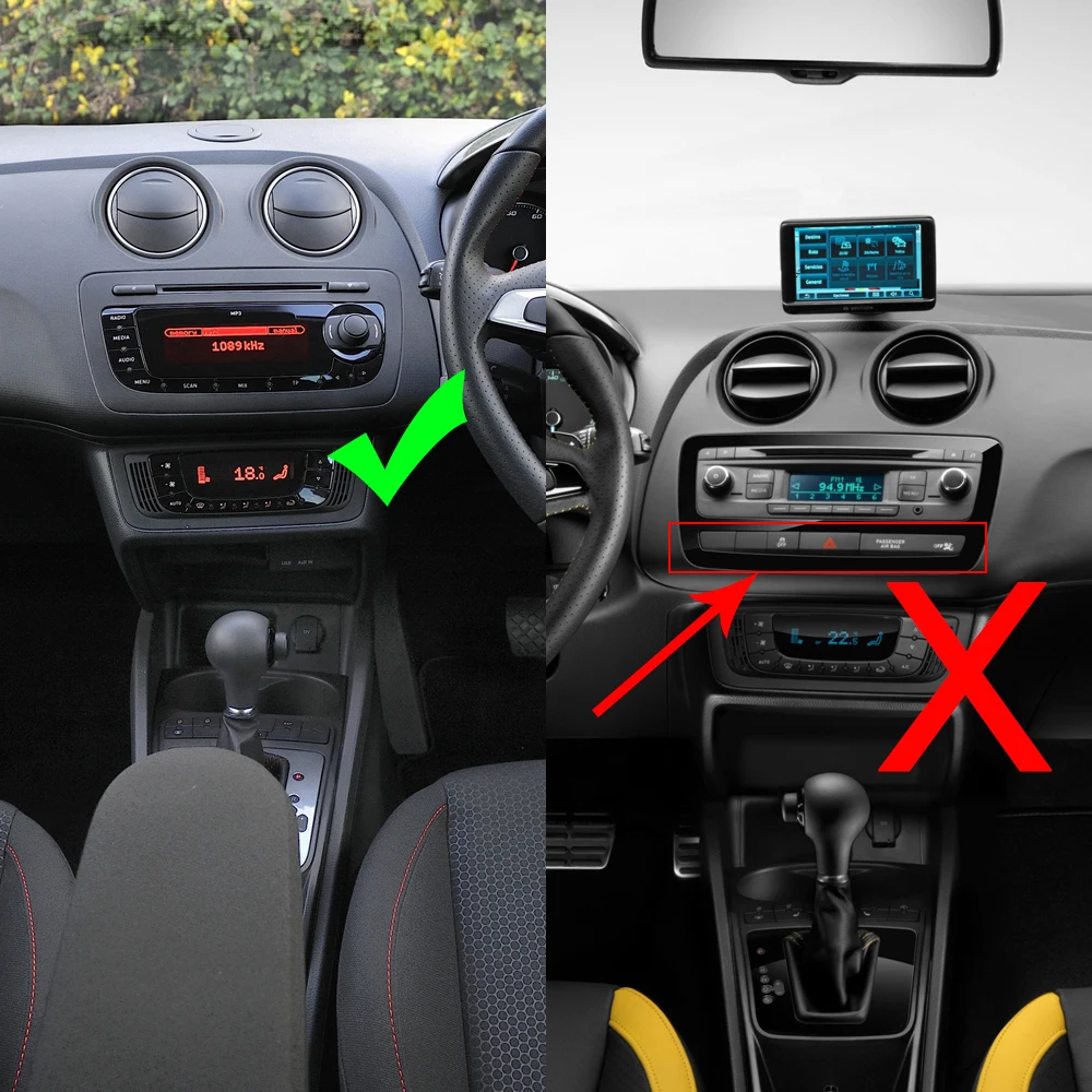 Owtosin автомобильный Радио Мультимедиа Видео плеер навигация GPS Android 9 0 для SEAT Ibiza 2009