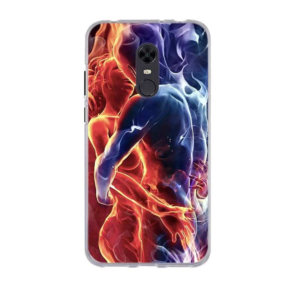 Case For Xiaomi Redmi 5 Plus Note Cover Soft TPU Silicone for 6A Fundas Bumper 4 4X Bag |