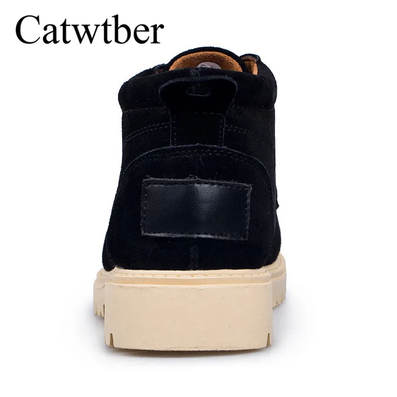 Catwtber Новый Открытый мужские полусапоги Классические Осенние Для Мужчин's