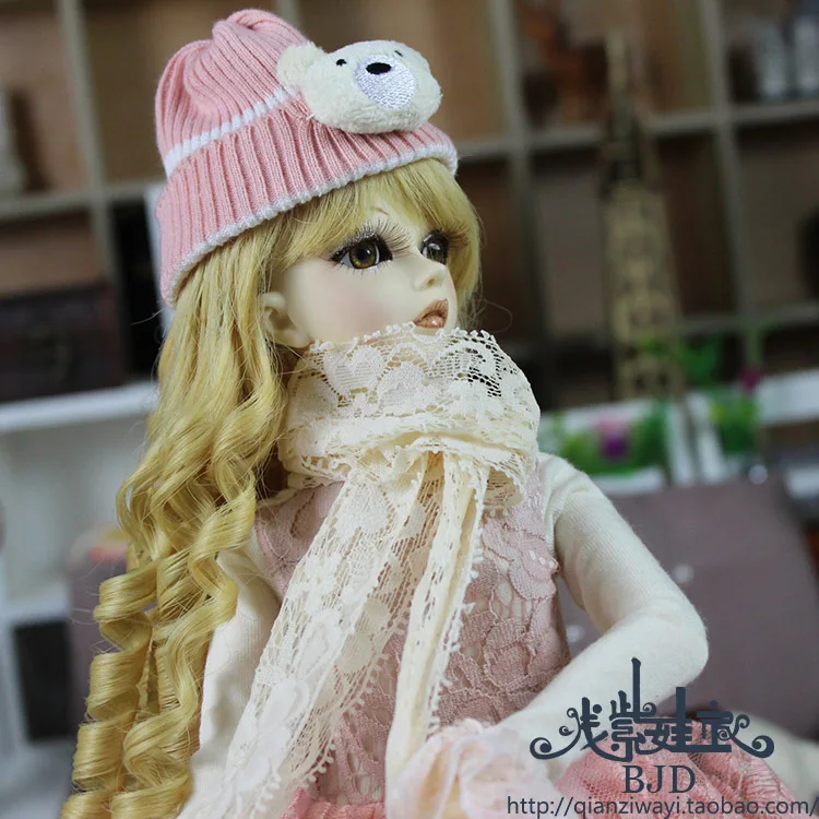1/4 1/3 масштаб BJD платье+ шляпа+ шарф для SD одежды BJD куклы аксессуары, не включены куклы, обувь, парик и другие аксессуары 18D1598