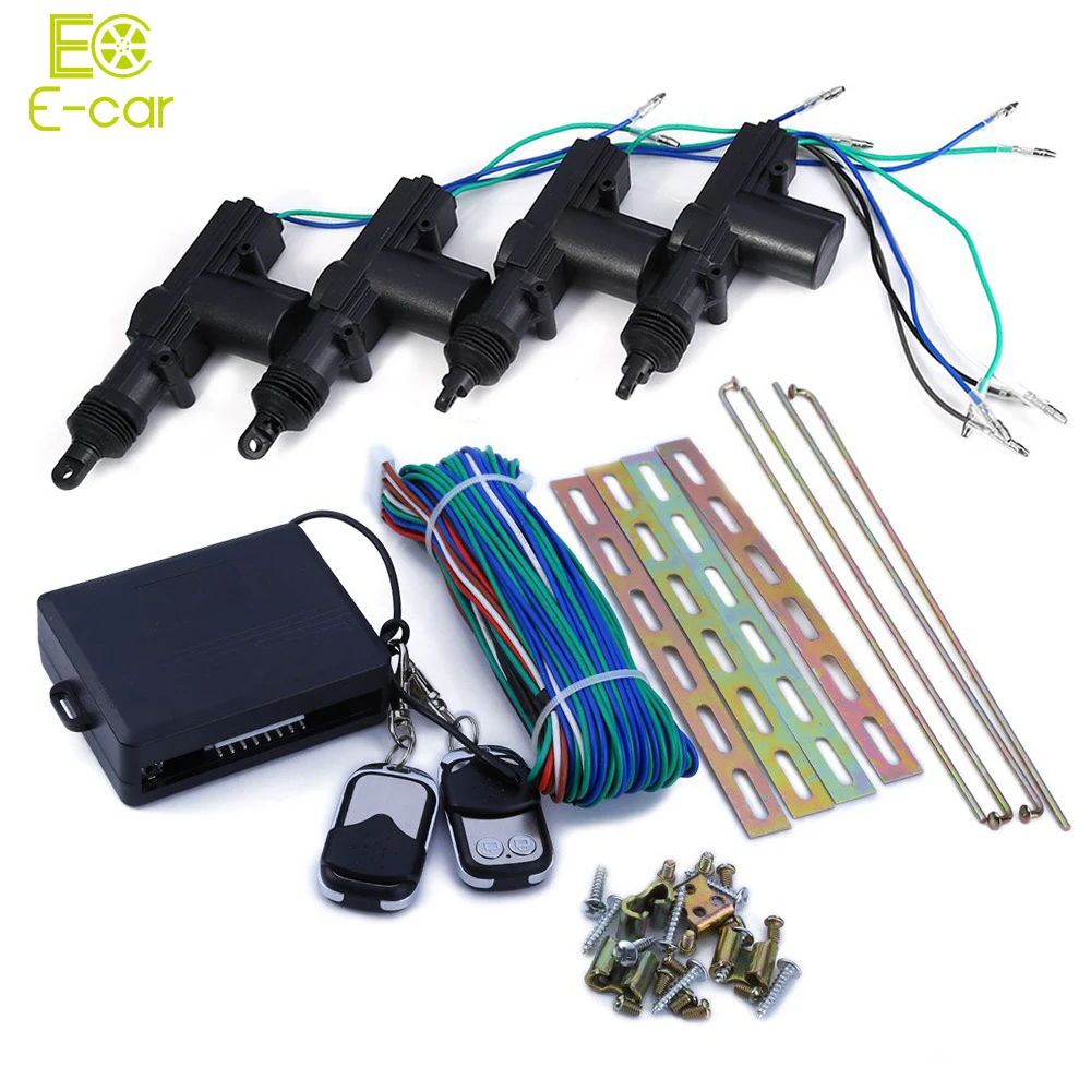 Универсальный Автомобильный Дистанционный центральный охранный комплект с