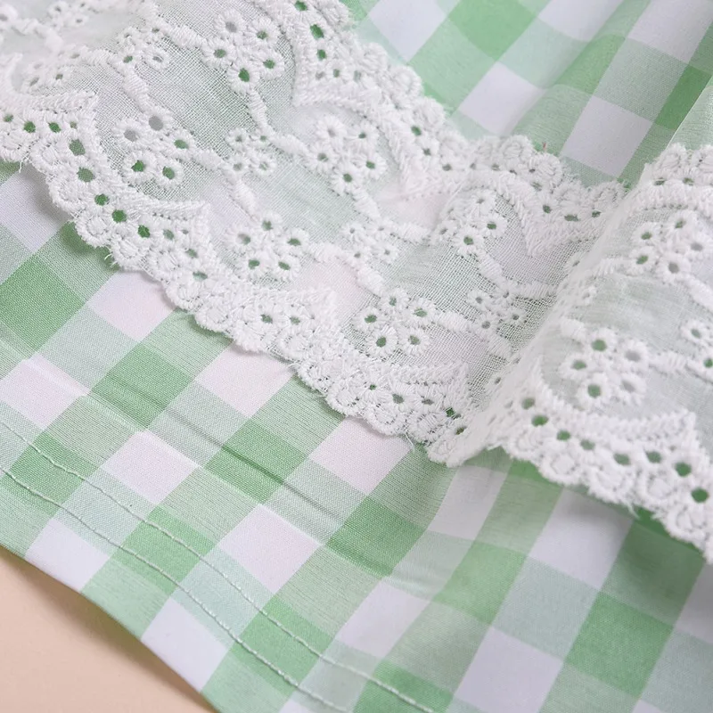 Kids Girls Sleeveless Dress Summer Casual Plaid Pattern Backless Design Costume Baby Children Sundress 0-6Y | Детская одежда и