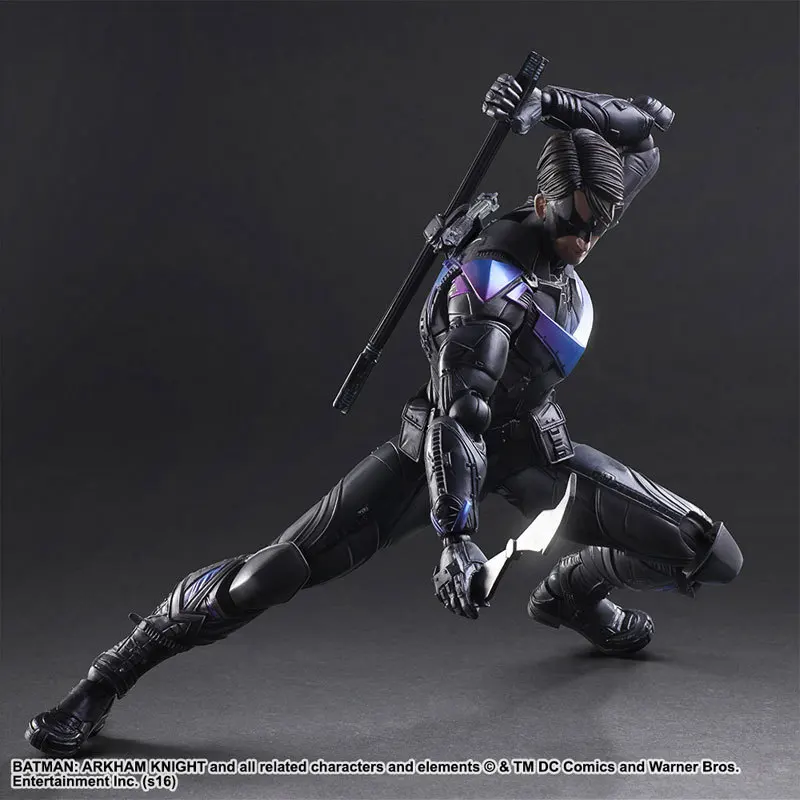 Batman Action Figure Play Arts Kai Nightwing PVC Toys 270mm Anime Movie Collectible Model Toy Bat Man Playarts | Игрушки и хобби