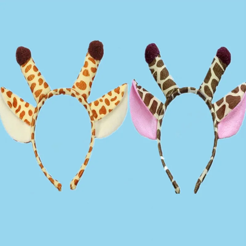 Детский маскарадный костюм для мальчиков с изображением жирафа и ушей повязка на