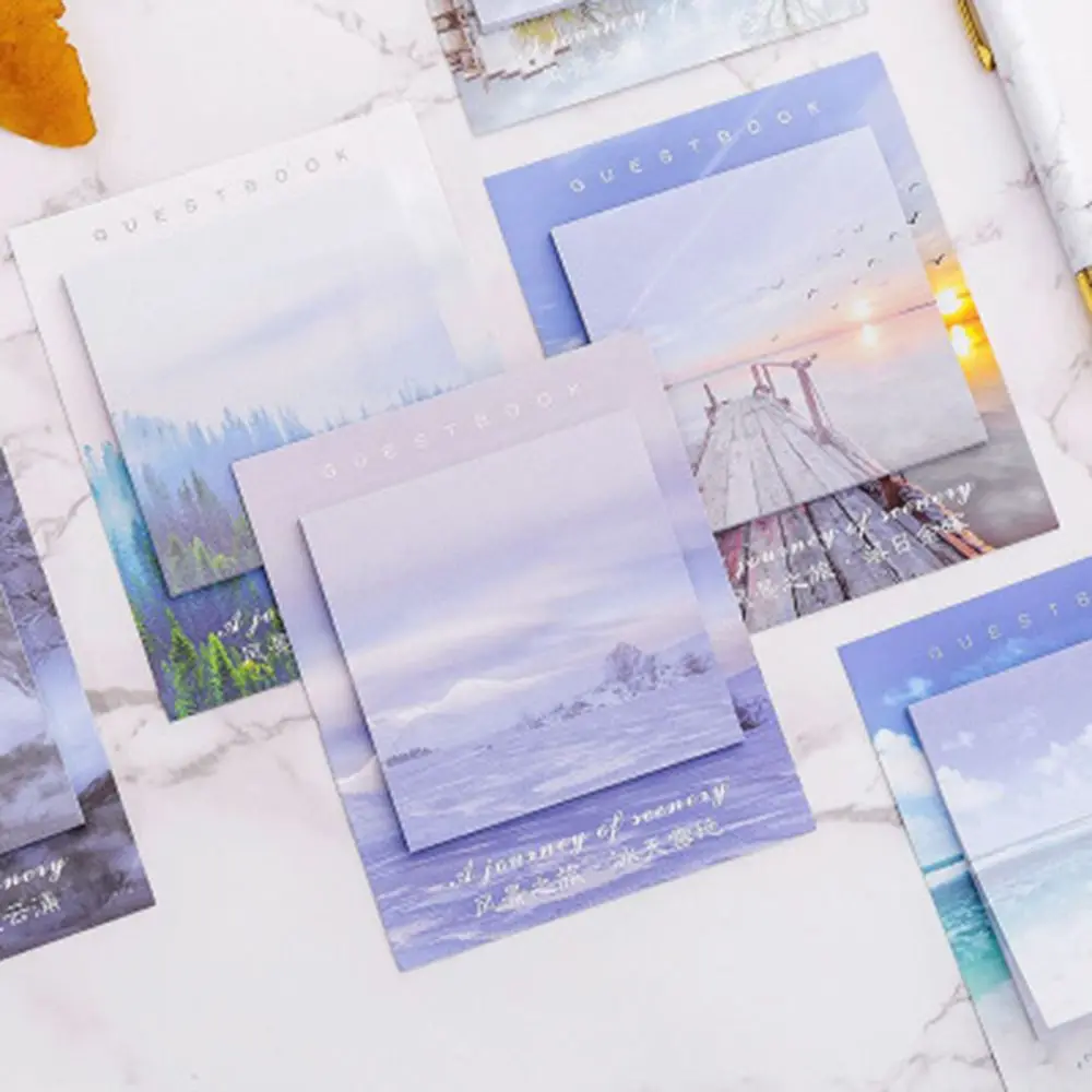 1 шт./30 листов творческий пейзаж путешествия Блокнот бумаги для заметок на
