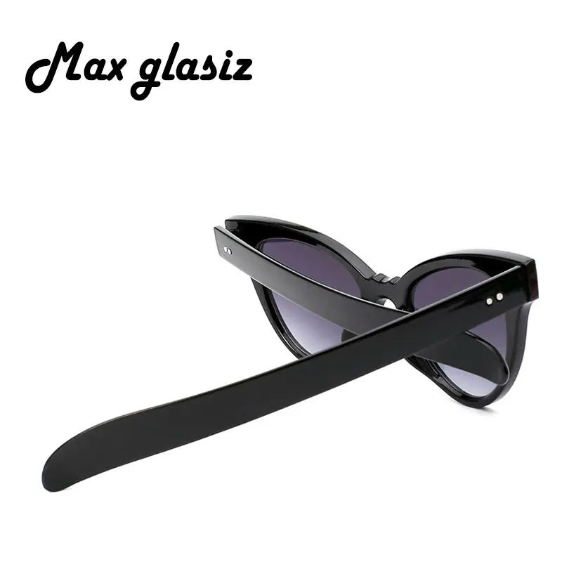 Maxglasiz 2017 кошачий глаз Винтажные Солнцезащитные очки женские брендовые