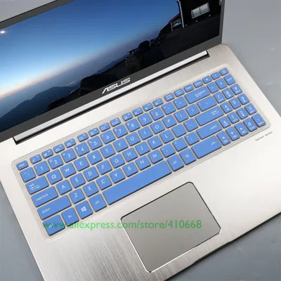 Blue 15,6 дюймов Чехол для клавиатуры ноутбука для ухода за кожей кожи Asus VivoBook Pro 15 N580 N580G N580GD N580VD M580VD M580 NX580VD YX570ZD YX570ud YX570 - Цвет: Blue