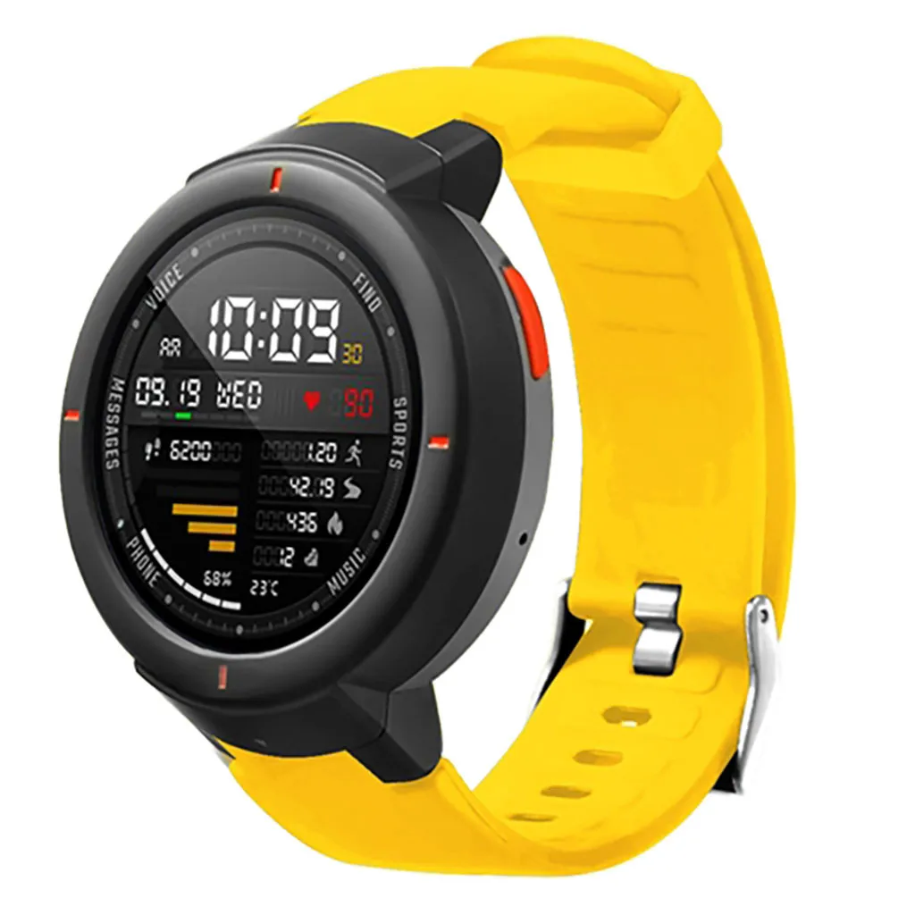 Силиконовый ремешок для часов Huami Amazfit Verge Модный повседневный спортивный чехол с