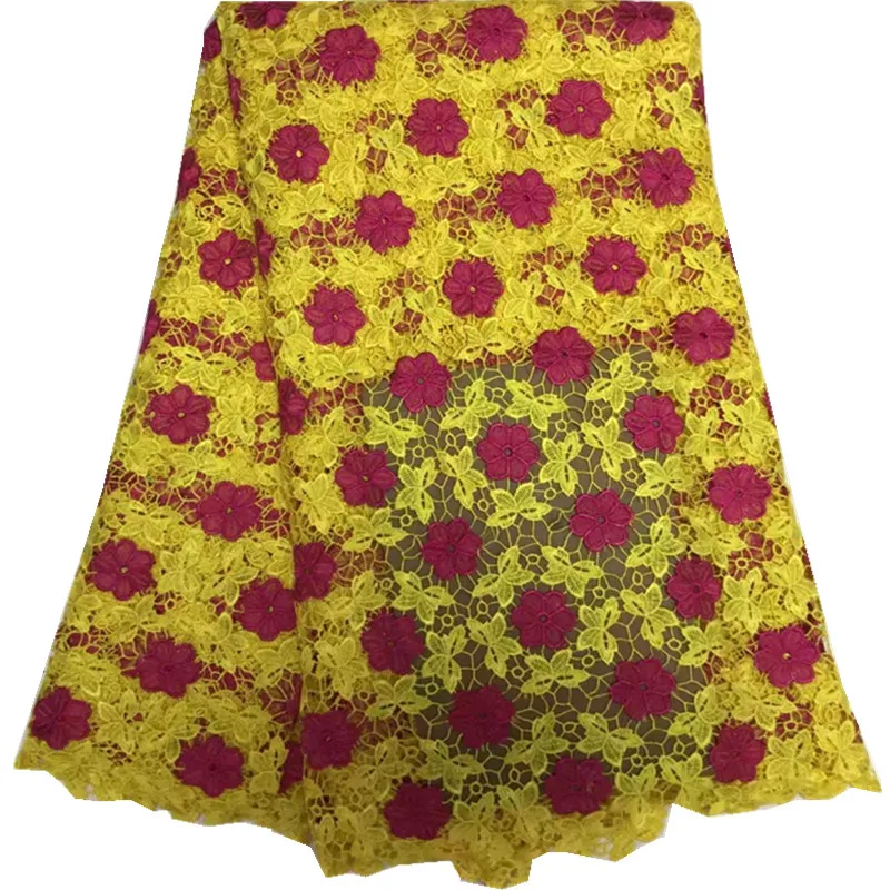 В нигерийском стиле Кружево Ткань S 2017 африканский гипюр Высокое качество