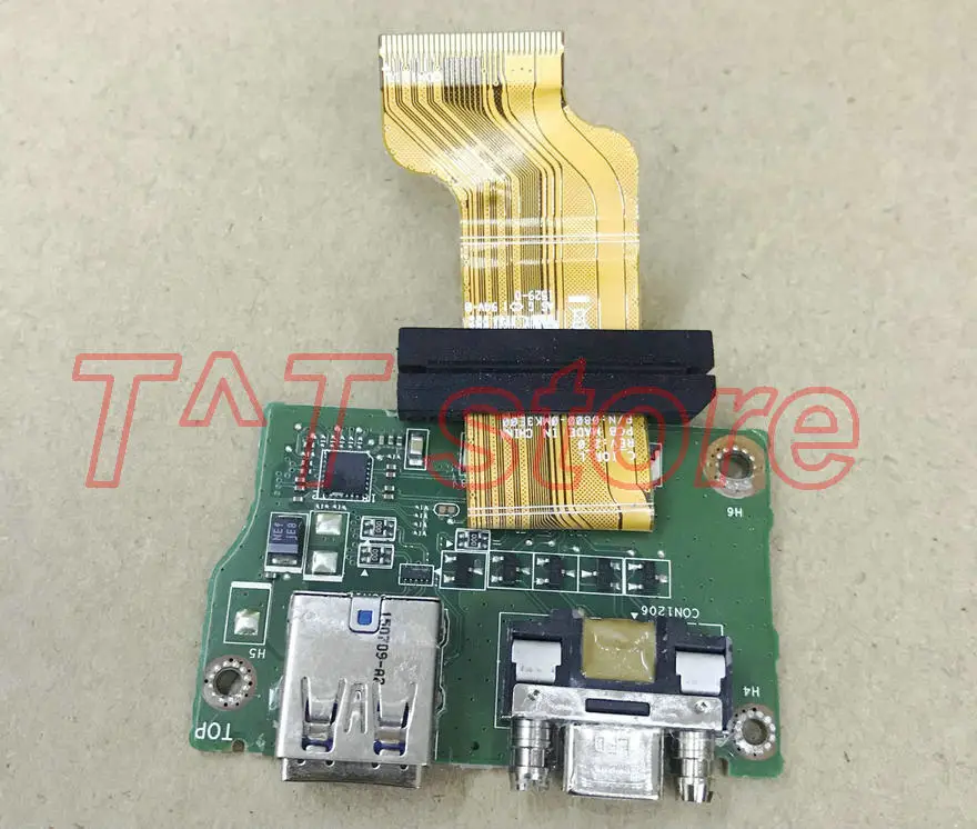 Бесплатная доставка оригинал для Latitude 12 7202 USB 3 0 VGA IOBOARD 17V4Y 017V4Y Протестировано