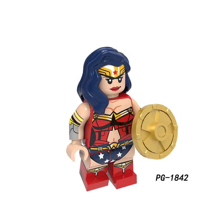 Legoings marvel серия анти Веном чудо женщина Электрический кабель составное здание