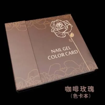 Double-Sided 120 Tips Nail Gel Polish Color Card Display Full Boards Practice Show Case Books |