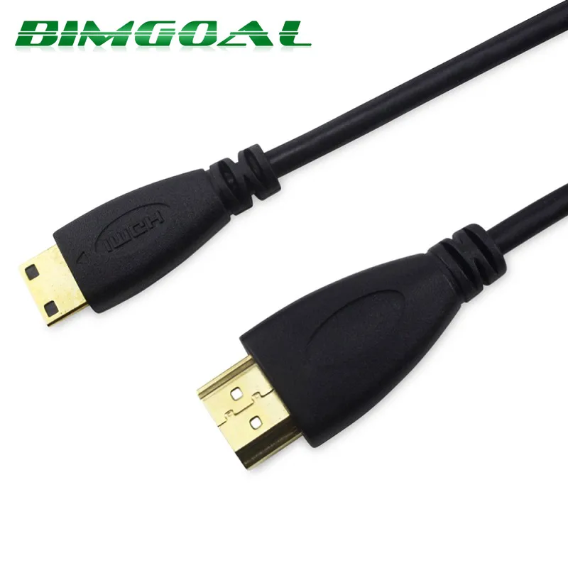Позолоченный кабель HDMI MINI 1 4 версия штекер 1080p 3D для планшетов 0 5 м 2 3 м|hdmi cable|mini hdmi