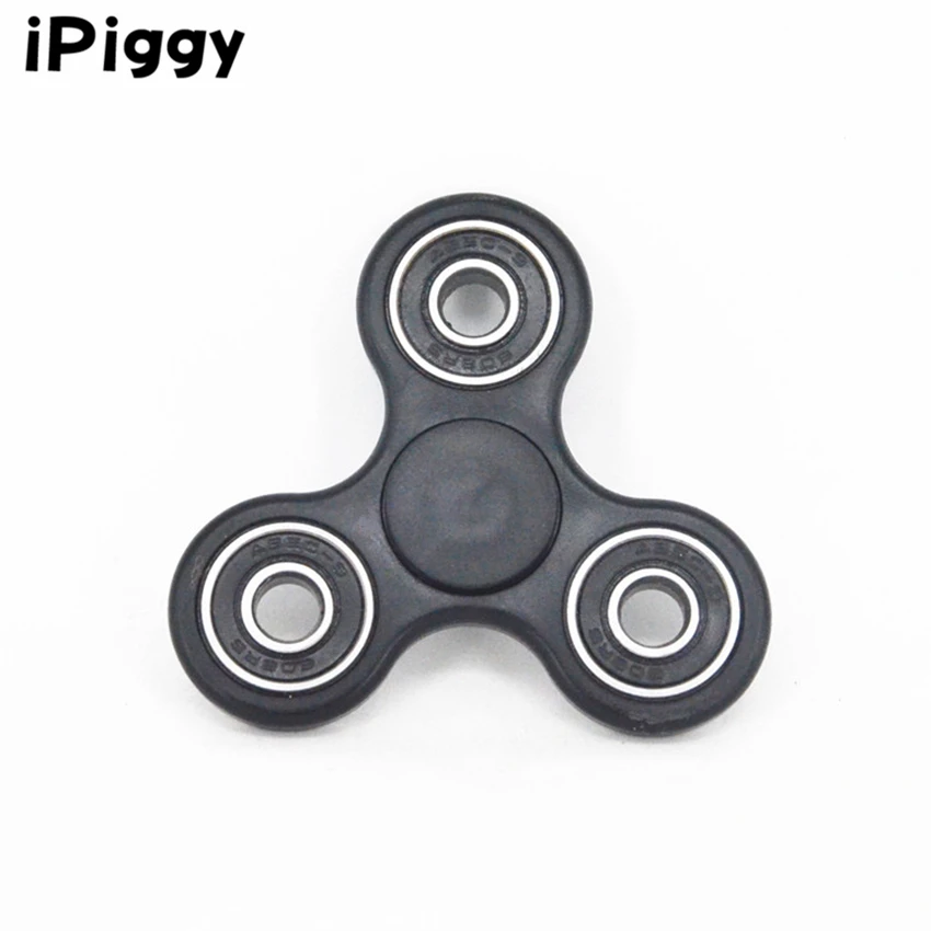 2017 новые детские/взрослые забавные антистрессовые игрушки черные Tri-Spinner Fidgets