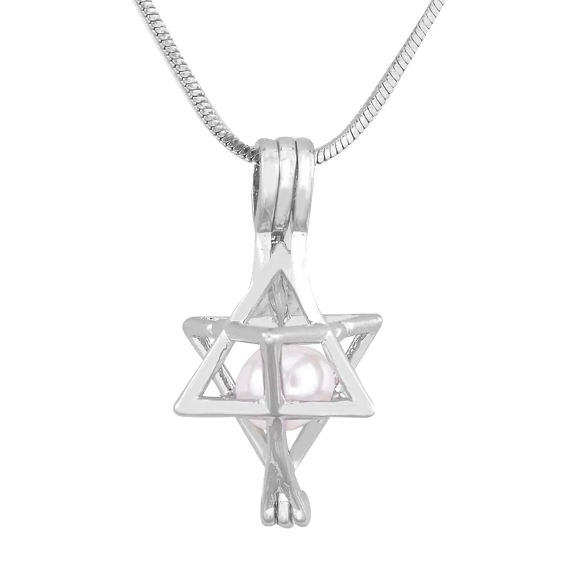 Лидер продаж серебряные подвески в виде клетки для мамы Перламутровые Бусины