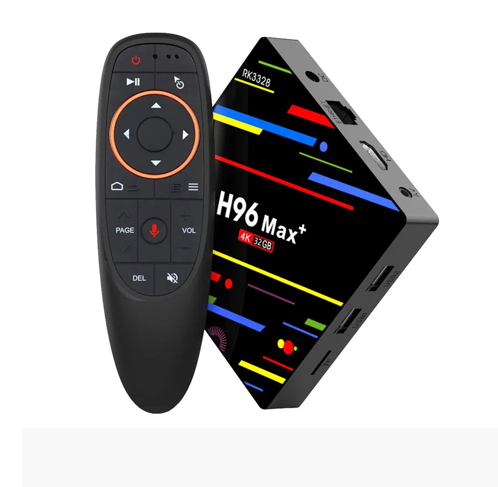 H96 MAX plus Android 8.1 TV Box 4 gb RAM 32 gb ROM Set Top Box RK3328 Quad core 2.4 g/5g Wifi 4 k Smart Media Player H96 pro max