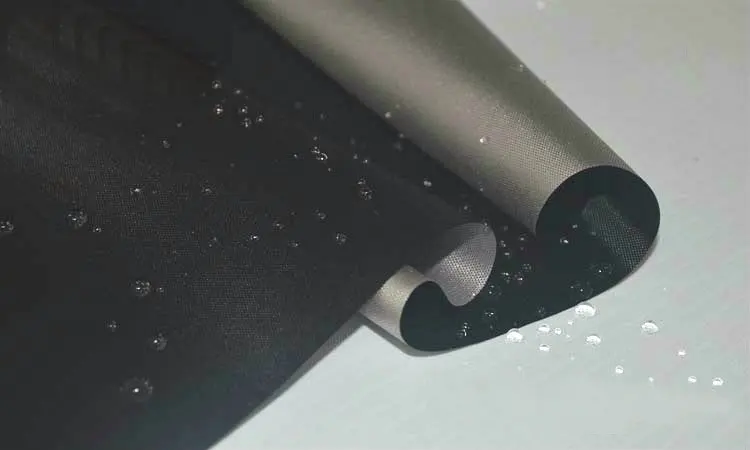 147 см 210D Coted silver ПВХ ткань Оксфорд водонепроницаемый солнцезащитный блок Ультрафиолетовый тент ткань DIY навес покрытие ткань 120 г/метр