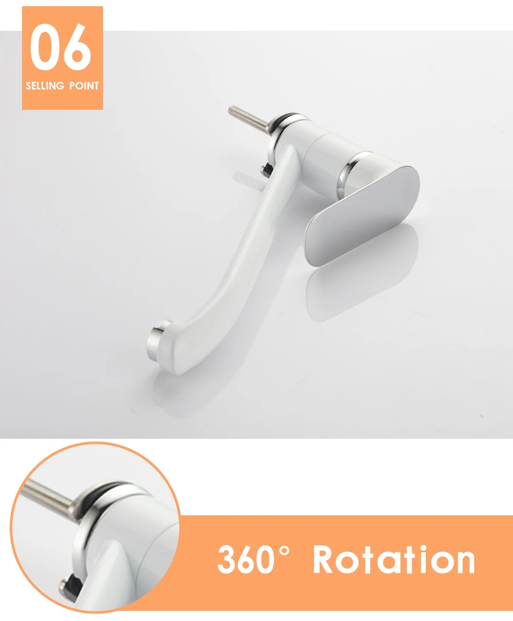 Kitchen Faucet Sink water Faucet Brass Mixer crane 360 Degree Rotating Deck Mounted Cold and Hot Kitchen Mixer Taps