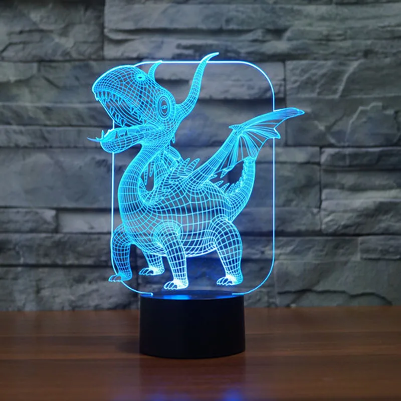 

Ночной светильник в виде динозавра для детей