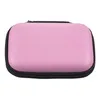 PINK 12X8CM Urijk Органайзер проводов для наушников коробка для передачи данных кабель коробка для хранения Чехол Контейнер для монет наушники защитный чехол контейнер - Цвет: PINK 12X8CM