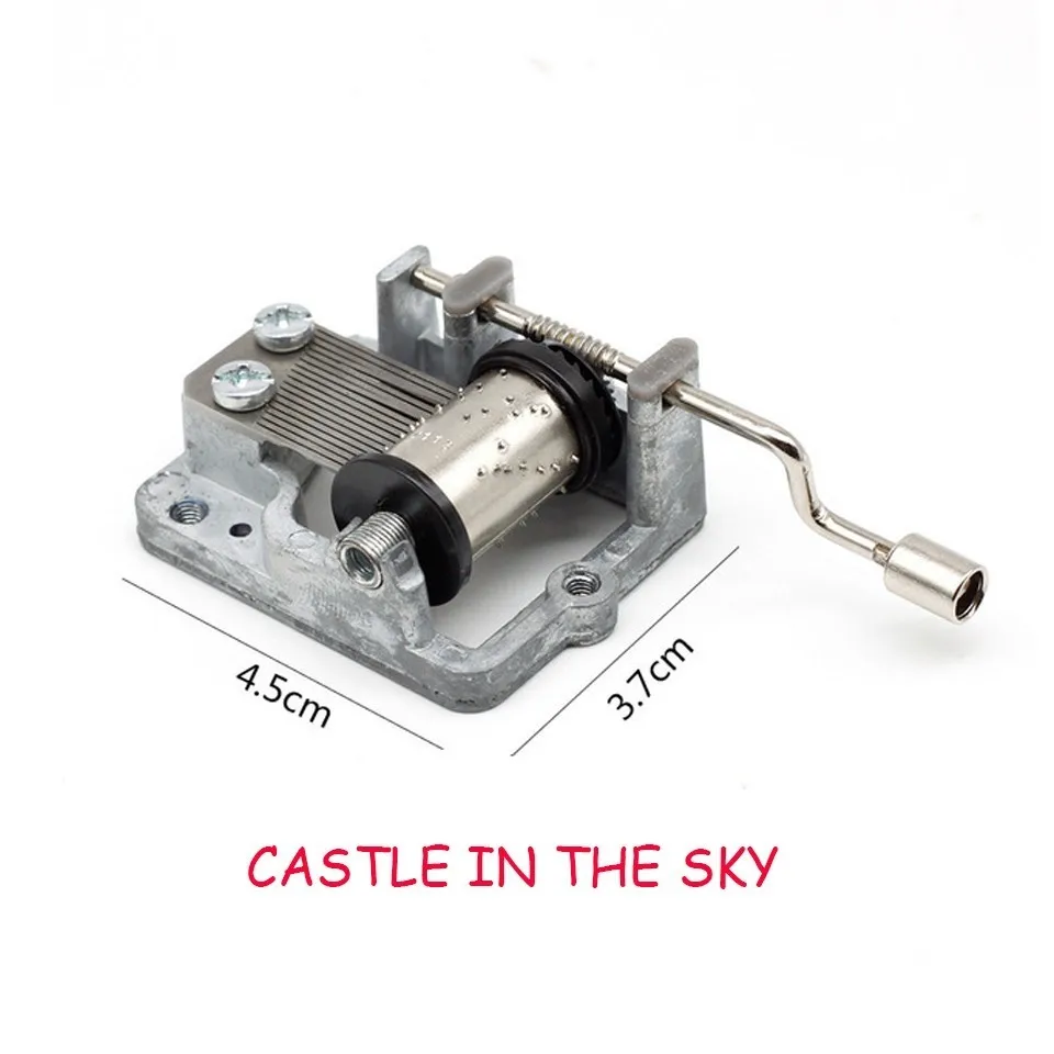 CASTLE IN THE SKY Новая легенда о Зельде музыкальная шкатулка Игра престолов рукоятка 18 мелодий музыкальные шкатулки Звездные войны рождественские подарки на день рождения - Цвет: CASTLE IN THE SKY