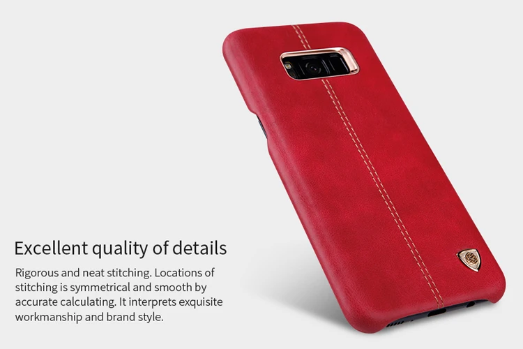 Оригинальный чехол Nillkin Englon для samsung galaxy s8 роскошный Винтажный чехол-накладка из